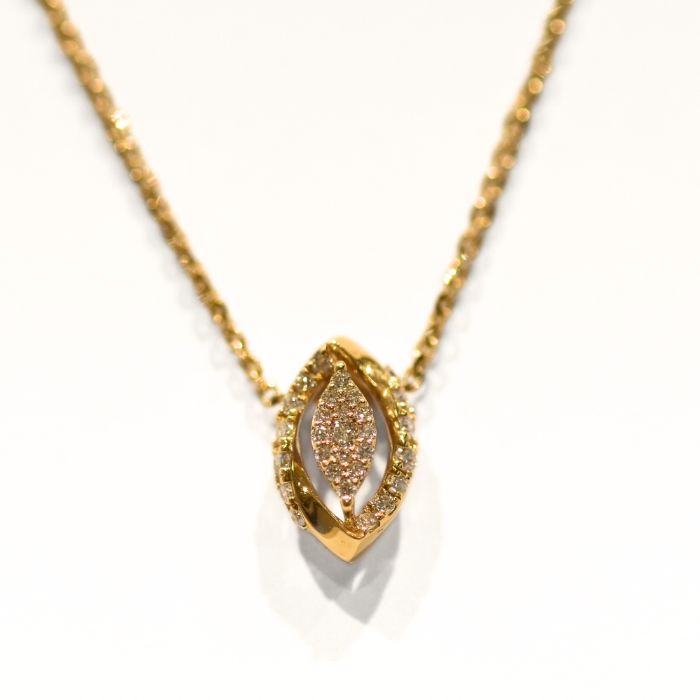 Picture of Grace Gold Diamond Necklace